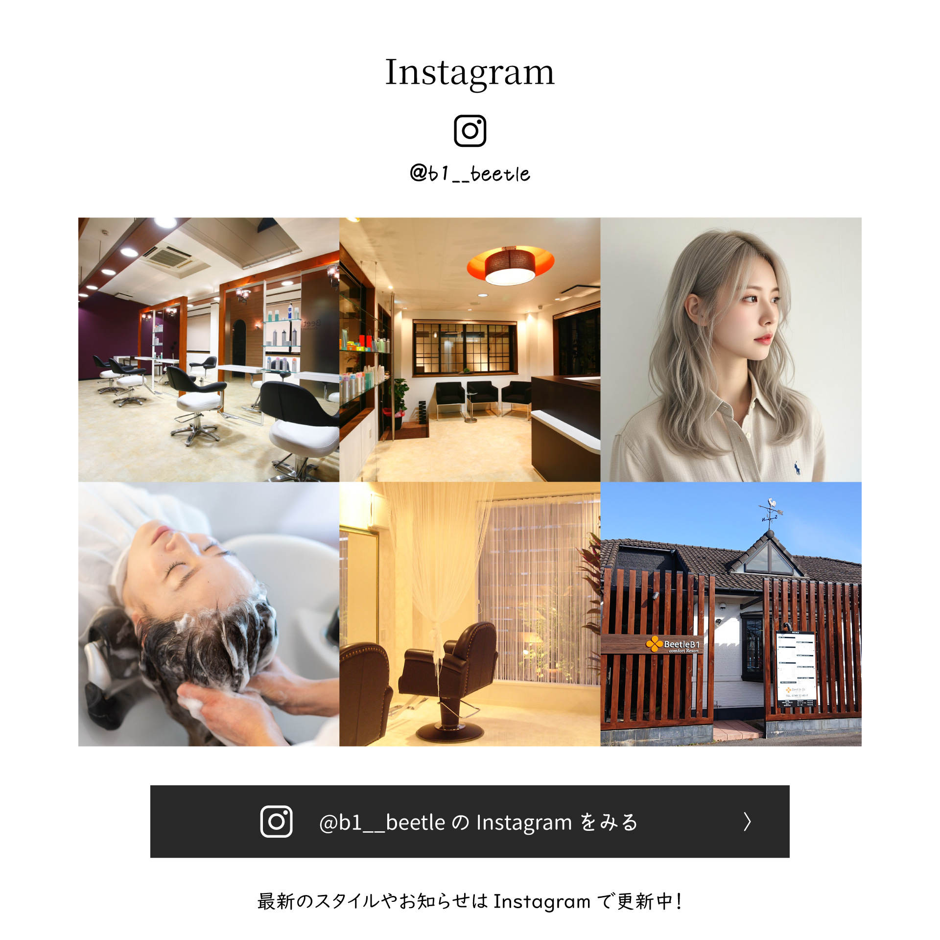 Beetle B1 のInstagramをチェック!